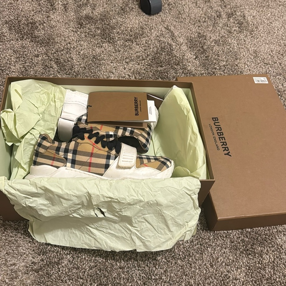 Regis Check Trainer Sneakers - Picture 2 of 5